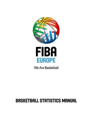 Basketball Statistics Manual