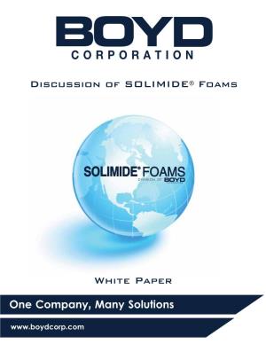 Discussion on SOLIMIDE Foams