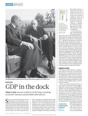 GDP in the Dock