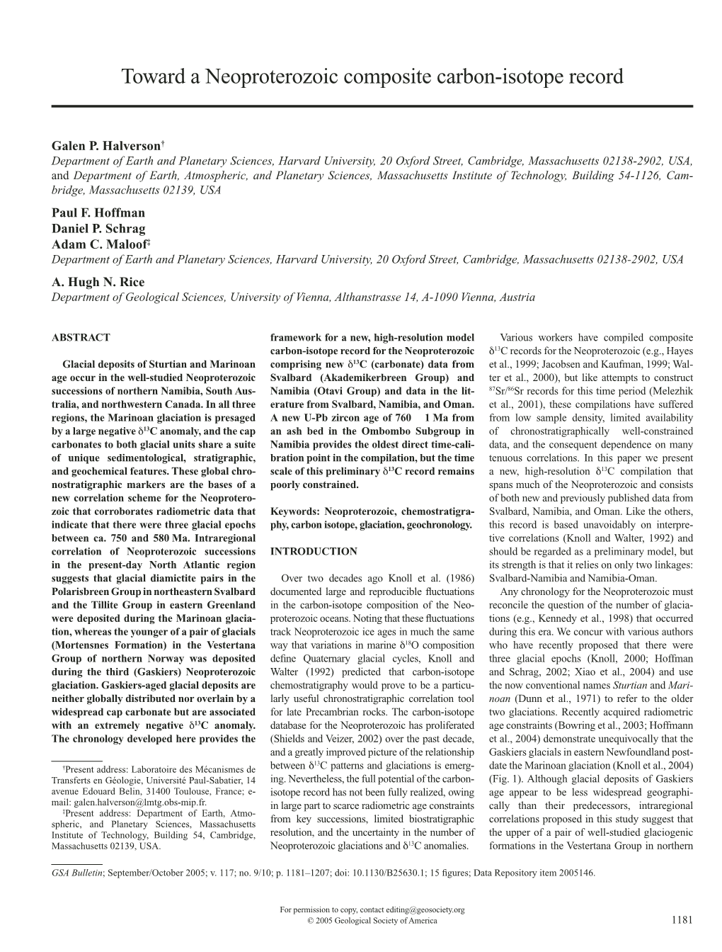 Toward a Neoproterozoic Composite Carbon-Isotope Record