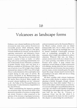 16 Volcanoes As Landscape Forms