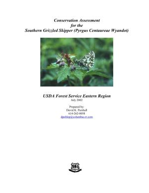Southern Grizzled Skipper (Pyrgus Centaureae Wyandot)