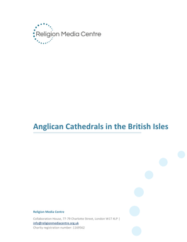 Anglican Cathedrals in the British Isles