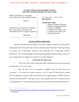 Case 2:19-Cv-07165-BMC Document 1 Filed 12/23/19 Page 1 of 45 Pageid #: 1