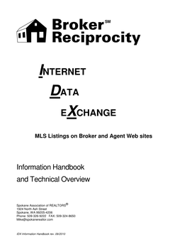 IDX Handbook