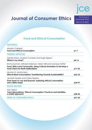 Food and Ethical Consumption