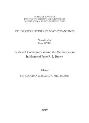 Faith and Community Around the Mediterranean in Honor of Peter R