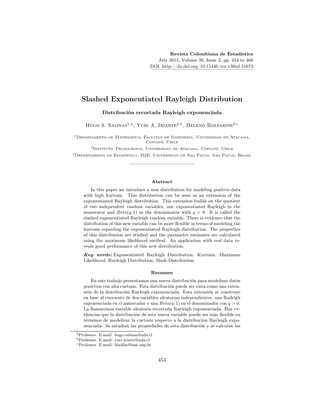 Slashed Exponentiated Rayleigh Distribution