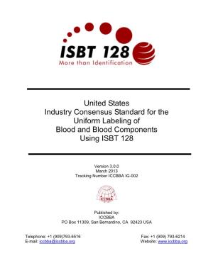 IG-002 United States Consensus Standard for the Uniform