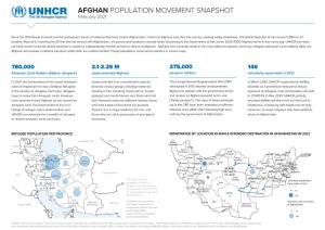 IRN Population Movement Snapshot Feb 2021