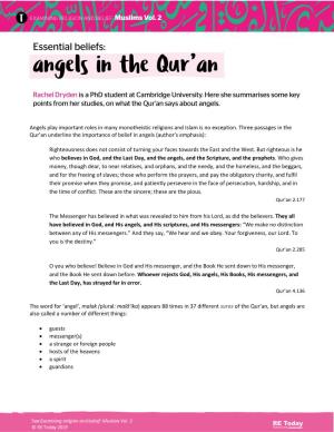 Angels Play Important Roles in Many Monotheistic Religions and Islam Is No Exception