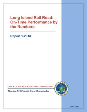 Long Island Rail Road: On-Time Performance by the Numbers
