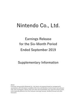 Nintendo Co., Ltd