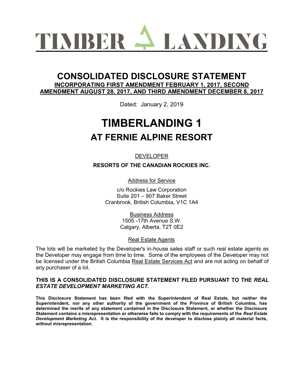 Timberlanding 1 at Fernie Alpine Resort