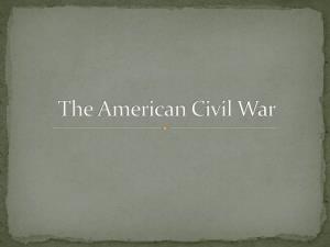 The Union in Crisis and the American Civil