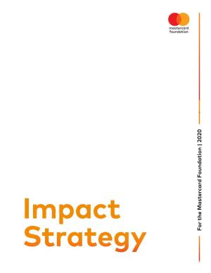 2020 Impact Strategy for the Mastercard Foundation