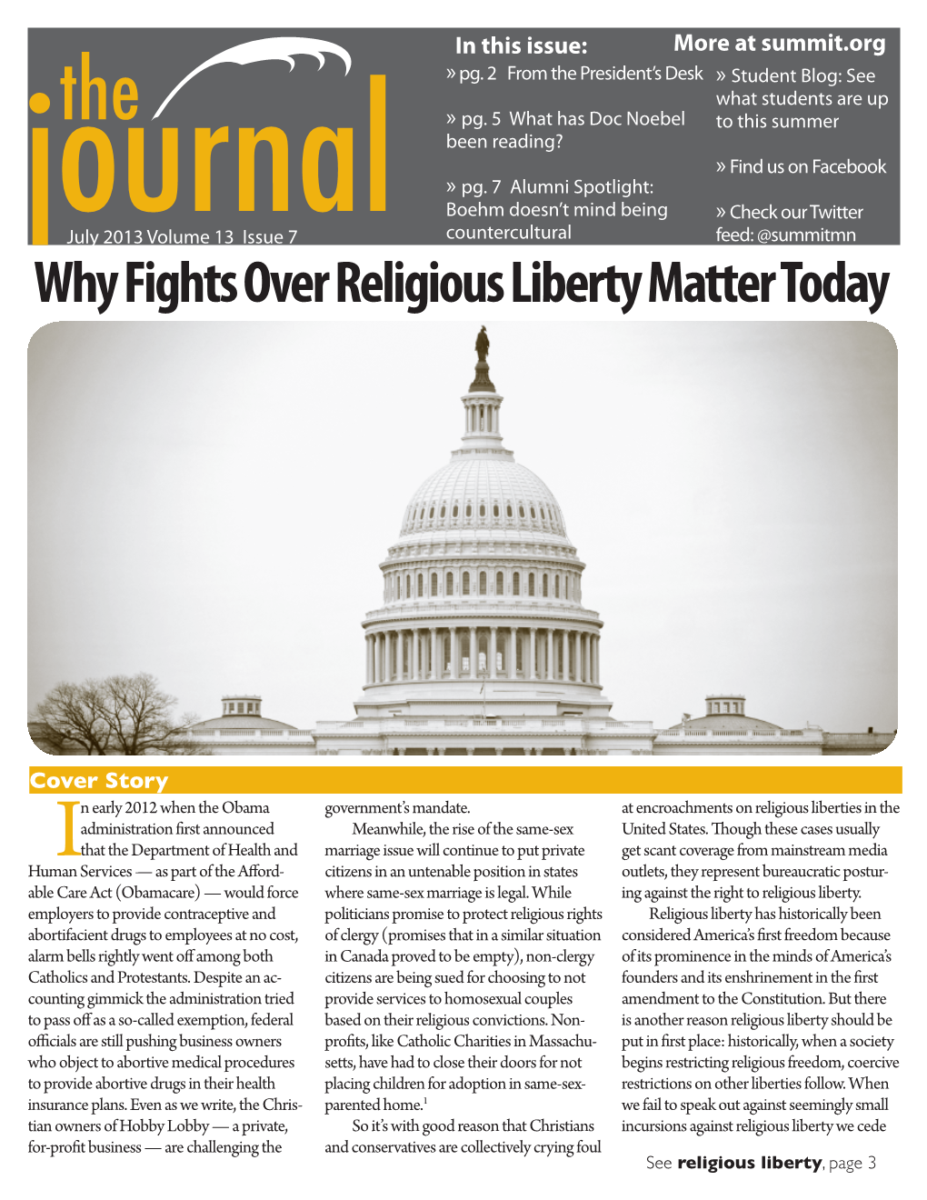 Why Fights Over Religious Liberty Matter Today