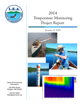 2014 Temperature Monitoring Project Report