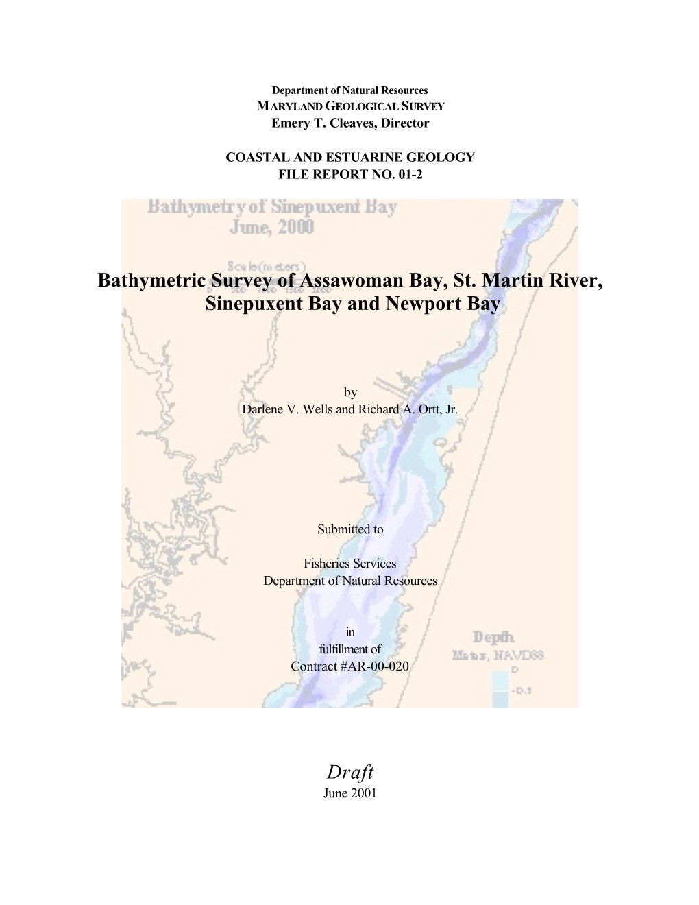 Bathymetric Survey of Assawoman Bay, St. Martin River, Sinepuxent Bay and Newport Bay