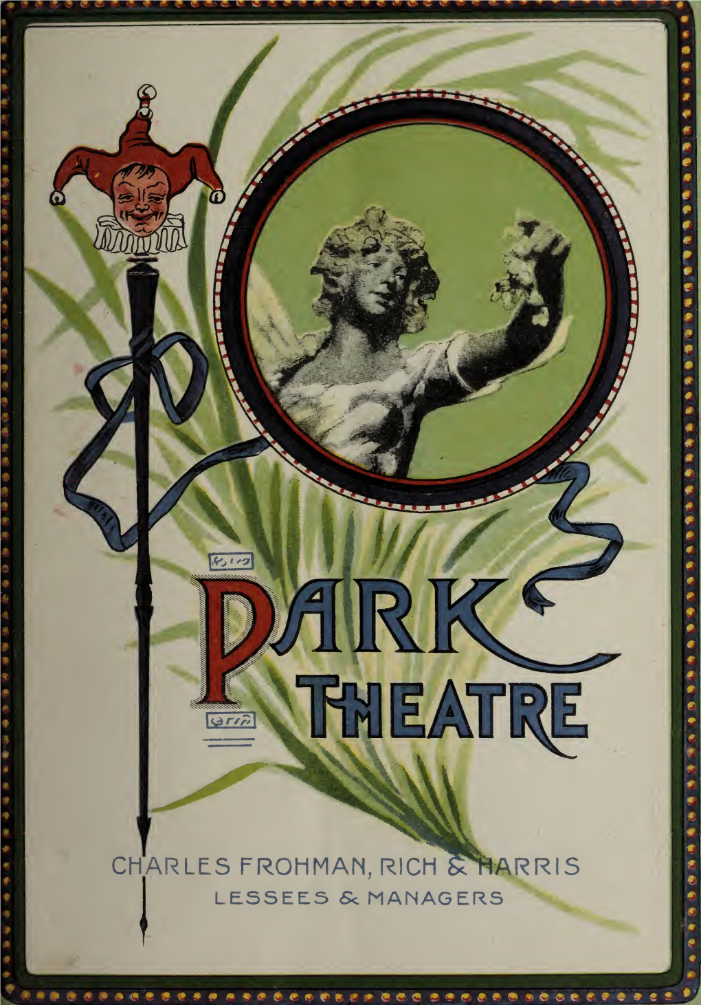 Park Theatre Fanny's First Play Program