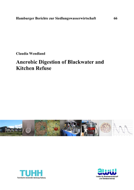 Anerobic Digestion of Blackwater and Kitchen Refuse