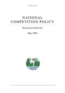 National Competition Policy