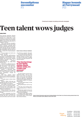 Teen Talent Wows Judges