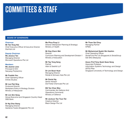 Committees & Staff