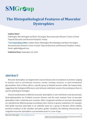 The Histopathological Features of Muscular Dystrophies