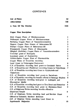 Catalogue of Inscriptions in the Assam State Museum