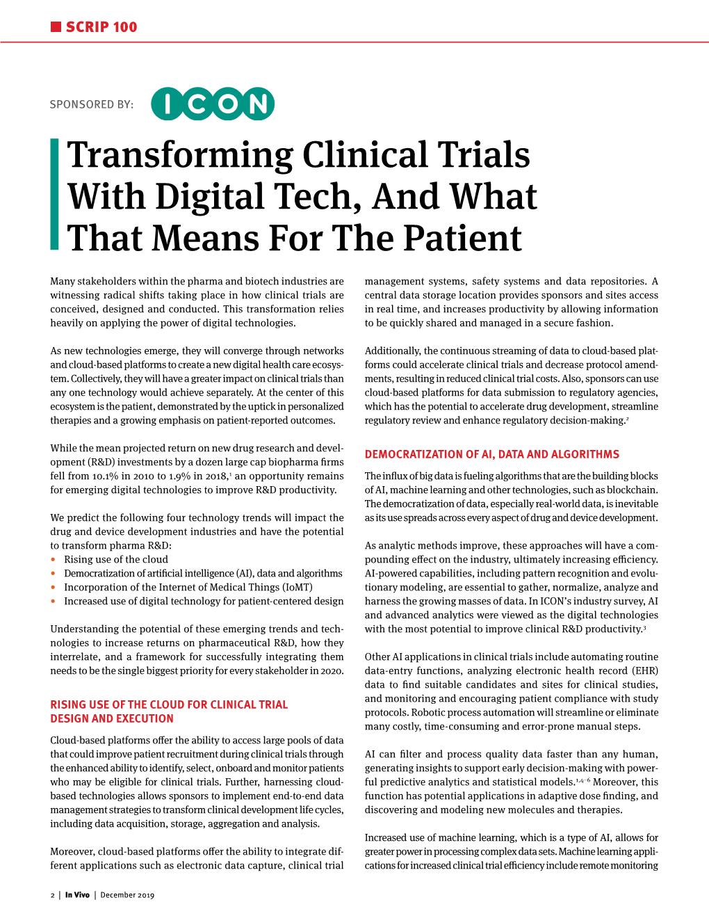 Transforming Clinical Trials with Digital Tech, and What That Means for the Patient