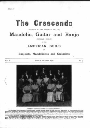 Mandolin, Guitar and Banjo OFFICIAL ORGAN