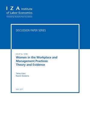 Women in the Workplace and Management Practices: Theory and Evidence