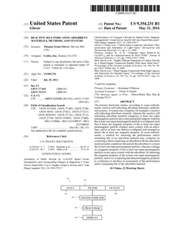 (12) United States Patent (10) Patent No.: US 9,354.231 B1 Glover (45) Date of Patent: May 31, 2016