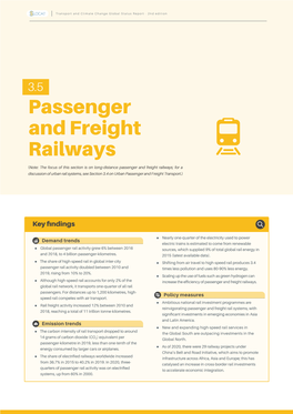 Passenger and Freight Railways
