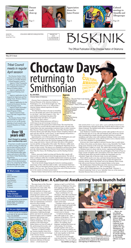'Choctaw: a Cultural Awakening' Book Launch Held Over 18 Years Old?