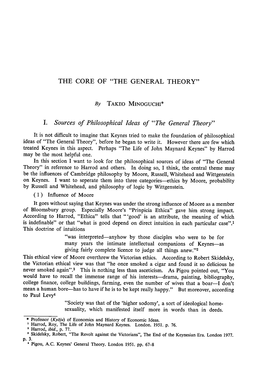 The Core of "The General Theory"