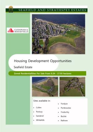 Housing Development Opportunities