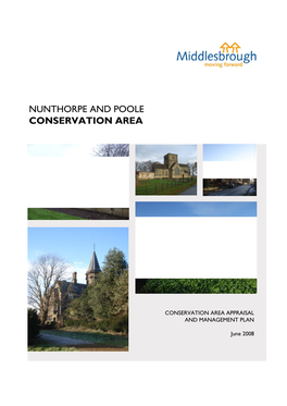 Nunthorpe and Poole Appraisal and Management Plan