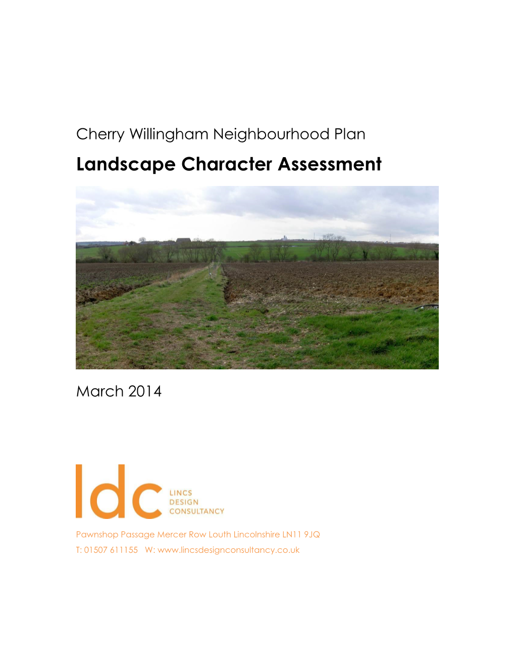 Cherry Willingham Neighbourhood Plan: Landscape Character