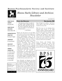 Library Newsletter December 2008