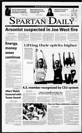 Arsonist Suspected in Joe West Fire