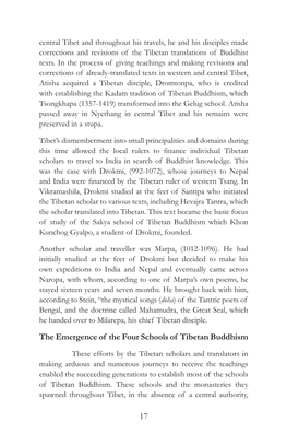 17 the Emergence of the Four Schools of Tibetan Buddhism