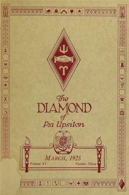 The Diamond of Psi Upsilon Mar 1925