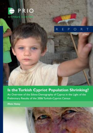 Is the Turkish Cypriot Population Shrinking?