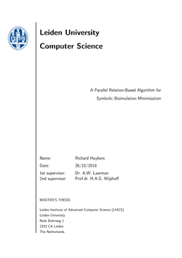 A Parallel Relation-Based Algorithm for Symbolic Bisimulation Minimization