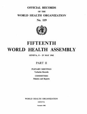 Fifteenth World Health Assembly