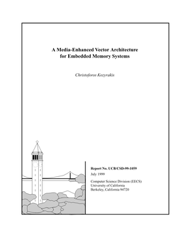 A Media Enhanced Vector Architecture for Embedded Memory Systems