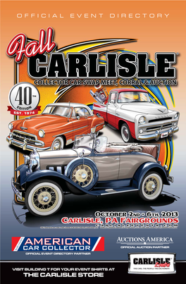 Fall Carlisle 2013 Event Directory
