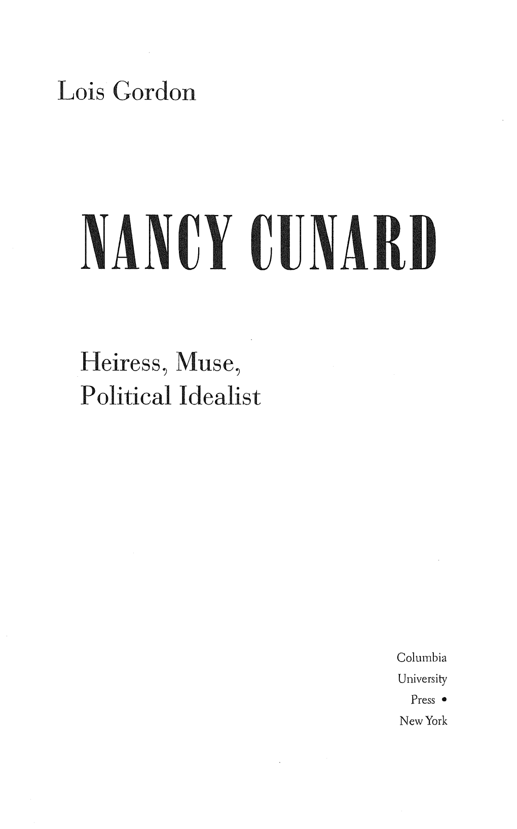 Nancy Cunard